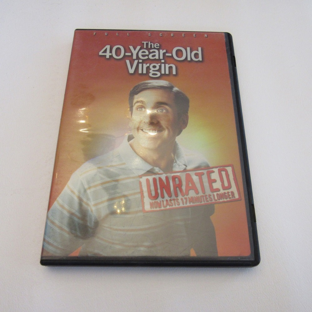The 40-Year-Old Virgin DVD Unrated Full Screen‎ Steve Carell Judd Apatow 2005